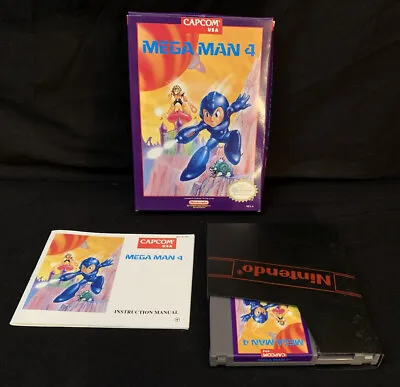 Mega Man 4 (Nintendo NES 1992) CIB • $295.51