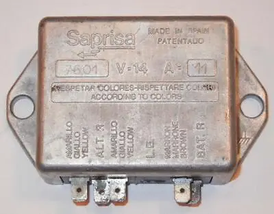 1970's 12V 14 Amp Saprisa Regulator Rectifier Spanish Ducati 250 MotoPlat System • $49.99