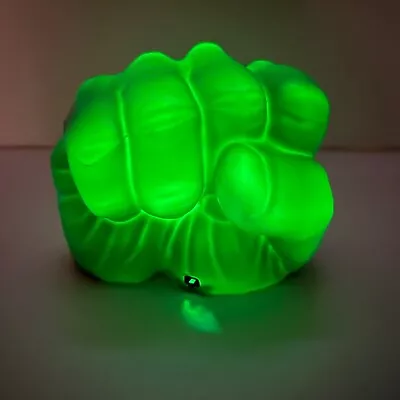 Hulk Green Fist 3D Deco Night Light Marvel Table Or Wall Mount Works • $18.95