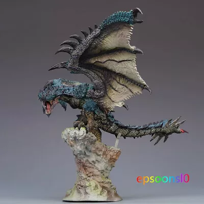 Monster Hunter World Azure Rathalos Statue Figure Dragon Model Toy Gift 8  New • $46.79