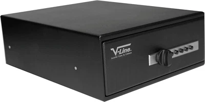 $629.98 • Buy V-Line Slide-Away Security Safe, Semi-Flat Black 