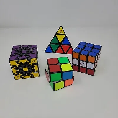  Rubik's Cube Lot Meffert's Twisty Puzzles Assorted Lot Of 4 • $19