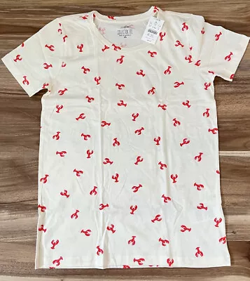 J. Crew Factory Women's  Lobster Print  Collector’s T Shirt • $34.99