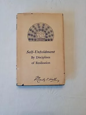 Manly P Hall Self-Unfoldment By Disciplines Of Realization 5th Ed. Dust Jacket • $75