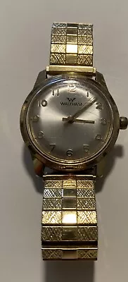 Vintage Waltham Watch Mens Gold Stainless Steel • $29.99