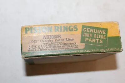 New Old Stock Genuine John Deere AB3088R Piston Ring Set B BO BR AB2737R .045 OS • $135