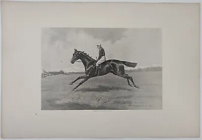 Antique Lithograph MANIFESTO By Alfred Charles Havell Horse Racing Print • £20