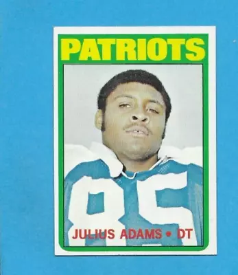 1972 Topps #97 Julius Adams Rc Patriots Nm-mint • $0.75