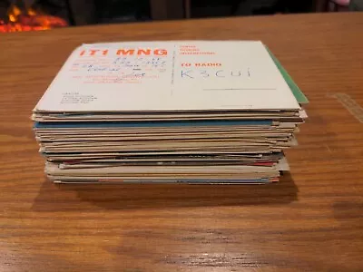 200 Lot QSL Cards Amateur Radio Card Mostly 1960s  • $22.70