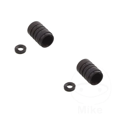 $15.40 • Buy Valve Cap Set 2 Alu 2DCAP10BK For Kreidler Vabene 50 11-13