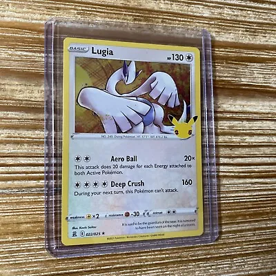 $2.35 • Buy Lugia 022/025 Holo Rare Celebrations 25th Anniversary Pokemon Card NM Mint