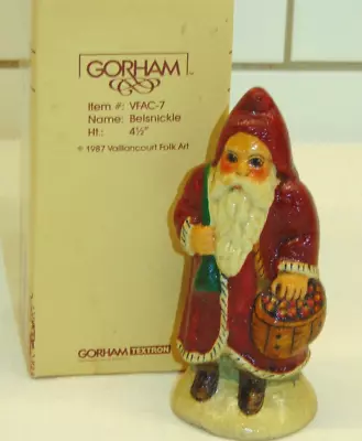 Vaillancourt Folk Art Father Christmas Gorham Belsnickle 4 1/2  Tall #VFAC-7 • $100