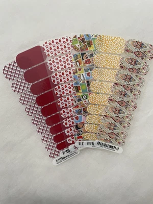 $60 • Buy Bulk Jamberry Nail Wraps Half Sheets 30 Styles 