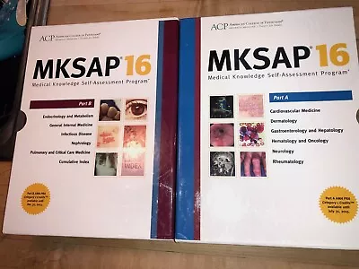 MKSAP 16: Complete Part A & B And Board Basics • $80