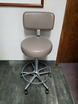 Midmark/Ritter  High Lab Stool Airlift Exam Stools With Back. Beige • $225