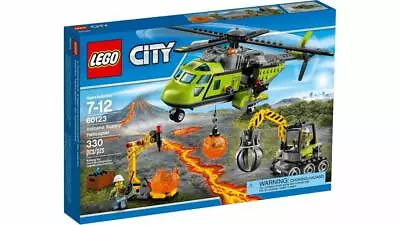 Lego City 60123 Volcano Explorers VOLCANO SUPPLY HELICOPTER  NISB • $142.49