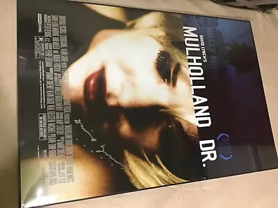 MULHOLLAND DRIVE Original 2-SIDED 27”x40” Poster SIGNED X DAVID LYNCH 2001 Nice! • $1800