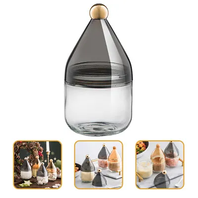  Salt Dispenser Home Supplies Decoration Storage Containers Glass Spice Jar • £13.65