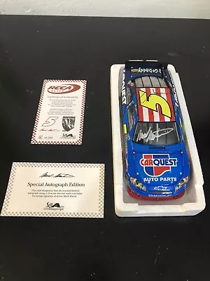 Mark Martin Autographed 1:24 Scale Diecast Carquest Honoring Our Soldiers 1/205 • $174.99