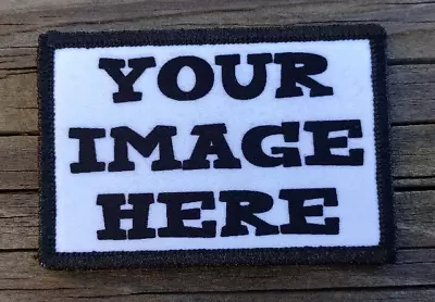 Make Your Own 2x3  Morale Patch Custom Design Personalized Create Hook & Loop • $11.99