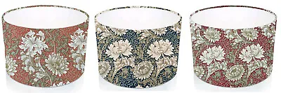 Handmade William Morris Inspired Chrysanthemum Drum  Lampshade Table / Ceiling • £19.99