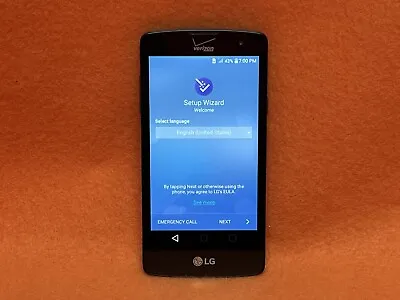 Verizon LG Lancet VS820 4G LTE Smartphone 8GB Blue • $23.85
