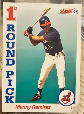 1992 Score Manny Ramirez RC #800 Cleveland Indians • $1.49