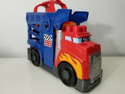 Mega Blocks First Builders Fast Tracks Truck Racing Rig  • $12.99