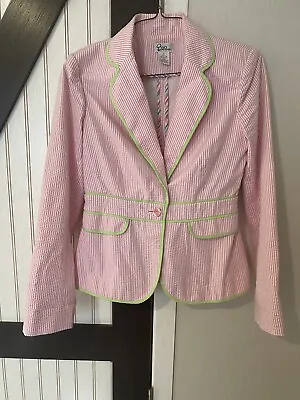 Vintage Lilly Pulitzer Striped Springtime Blazer Size 6 • $31.50