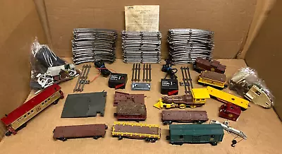 Vintage  Lionel And Marx Train Tracks Service Station Scenery Mixed Lot • $149.99