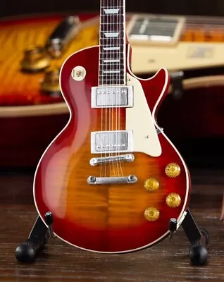 Replica Gibson 1959 Les Paul Standard Cherry Sunburst 1:4 Scale Miniature Guitar • $48.75