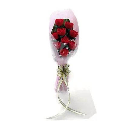 Bouquet Of Red Roses 1:12 Scale Dollhouse Miniature - FAST US SHIPPER • $15.99