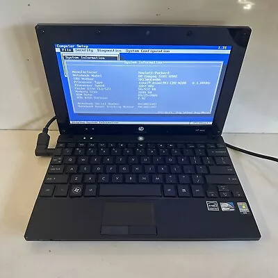 HP Compaq 5101 10.1  Laptop Intel Atom 2GB RAM No HDD • $29