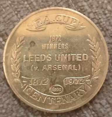 FA Cup Centenary Coin 1972 Leeds United V Arsenal - Esso • £3.49