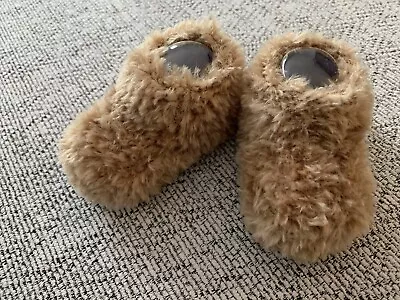 £2.99 • Buy Newborn To 3 Months Baby Bootees Super Cosy Pram Shoe Hand Made Knitted  New