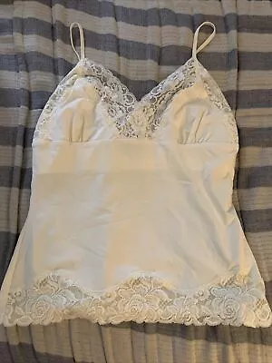 Moda International Victoria's Secret Small Bra Top Cami Nylon Spandex  Cream • $24.99