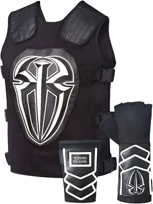 Roman Reigns Tactical Replica Vest Superman Punch Glove Costume-Onyx Black • $51.99