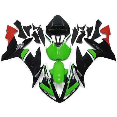 ABS Plastic Green Black Fairing Kit For Yamaha 2004-2006 YZF R1 04 05 Bodywork • $449.95