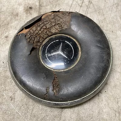 USED EARLY MERCEDES W109 W108 W111 W112 BROWN STEERING WHEEL HORN PAD 300 280 • $40