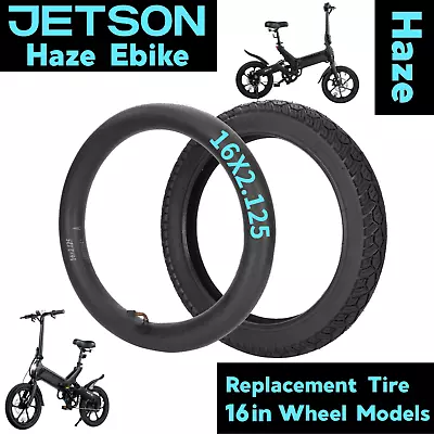 Jetson HAZE 16in Direct Replacement Tire / Inner Tube / Rear Or Front / EBike • $24.99