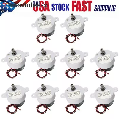 1-10Piece 12V 14RPM High Torque Electric DC Geared Box Reduction Motor S30K US • $8.99