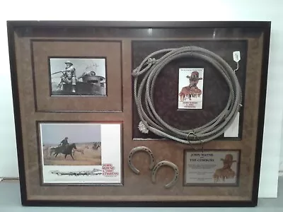 RARE John Wayne Movie  The Cowboys  Photo And Prop Rope Signed And Authenticated • $2250