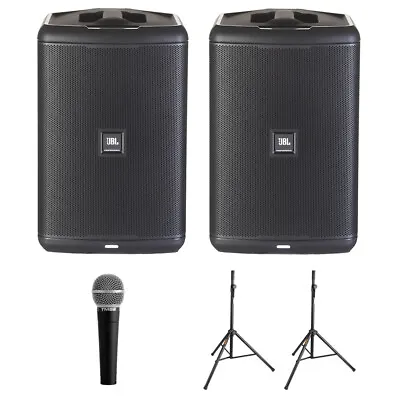 $1299.99 • Buy JBL EON ONE Compact All-In-One Personal PA (Pair) W/ Mic & 2x Stand