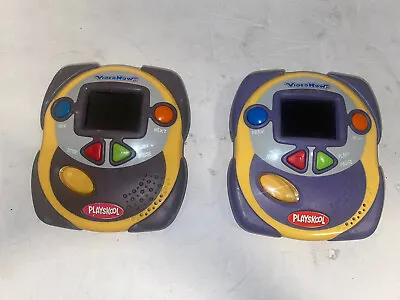 Lot Of 2 Playskool Video Now Jr.  HASBRO 2004 FOR PARTS NOT WORKING * • $19.99