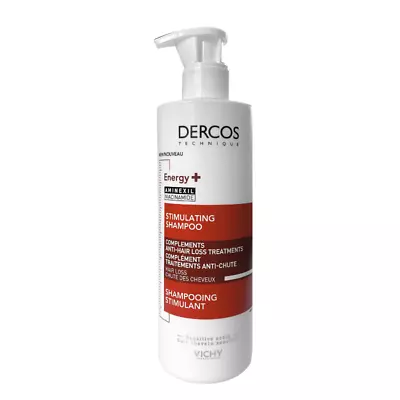 RED- Vichy DERCOS ENERGIZING Anti Hairloss SHAMPOO 400ml  13.5oz US SELLER  • $34.50