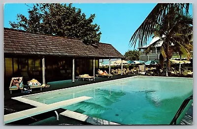 Marco Island Inn Florida FL Postcard PM Cancel WOB Note VTG Vintage LL Cook 6c • $3