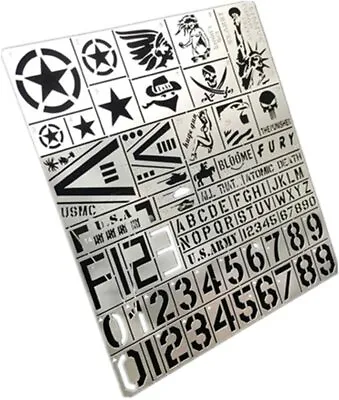 Hobby Tools 1/35 Scale Military USA Armed Vehicle Model Kit Spray Board Stencil • $7.97