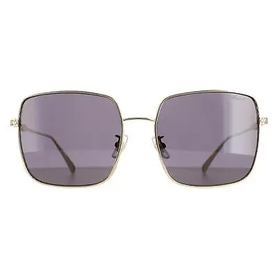 £195 • Buy Chopard Sunglasses SCHC85M 8FEG Shiny Camel Brown Gradient Gold Mirror