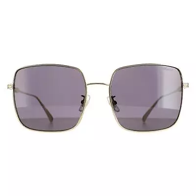 £195 • Buy Chopard Sunglasses SCHC85M 8FEG Shiny Camel Brown Gradient Gold Mirror