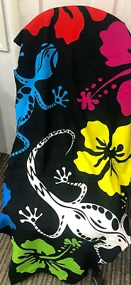 Large Microfibre Beach Bath Towel Lightweight Sports Travel Gym Summer Towels UK • £3.59